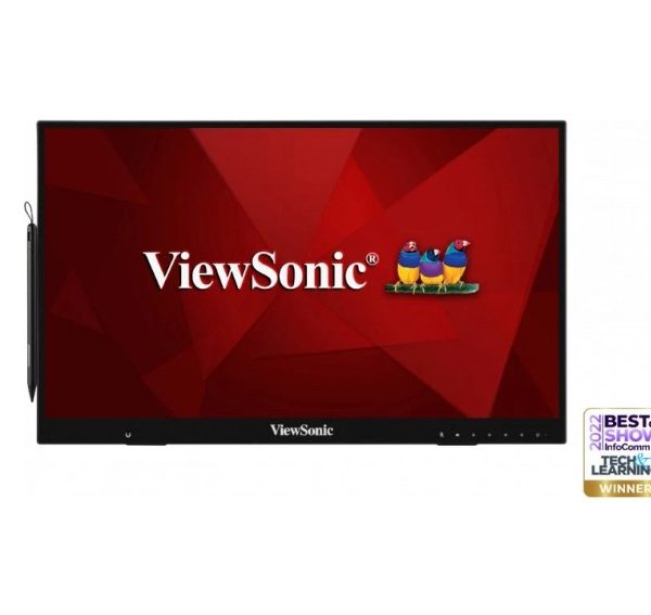ViewSonic 24' ID2465 Touch Monitor with MPP 2.0 Active Pen, 10 Point Touch, Teach & Learning Award, Education, Retail, Commercial