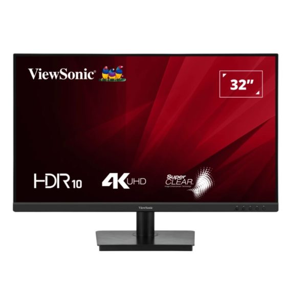 ViewSonic 32' VA3208 4K UHD 3840 x 2160, Superclear, HDR10, 2x HDMI and 1x DP, 3.5 Audio Port, Office Business Monitor Retail (LS),3YARW