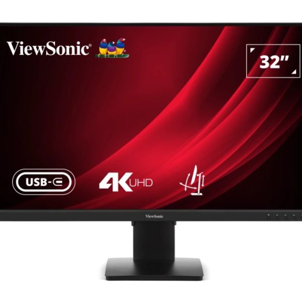 ViewSonic 32' VG 4K SuperClear VA, USB-C, DP, Height Adjust,  3y Advanced Replacement, Business Pro Monitor