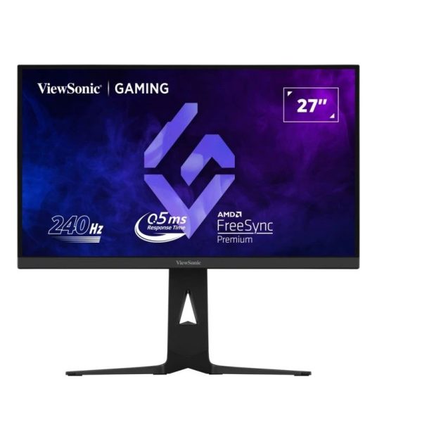 ViewSonic 27' 2K 2560x1440 IPS, 240hz, USB-C (DP ALT & 65W), HAS, 1ms, HDR10, Freesync Premium, HDMI 2.1 , DP 1.4.. Gamer's Choice Monitor LS, 3YARW