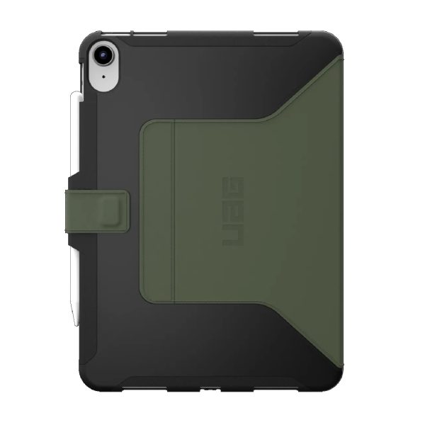 UAG Scout Apple iPad (11') 11th Gen (A16) / iPad 10th Gen (10.9') Folio Rugged Case (Black/Olive) - DROP+ Military Standard, 1 Year Warranty