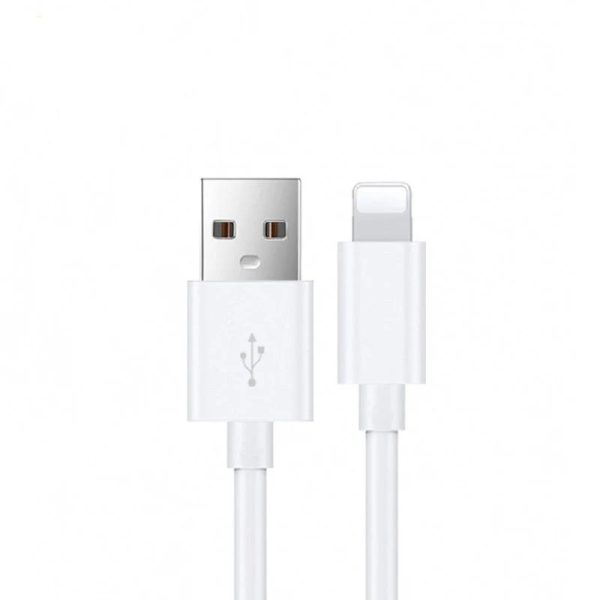 USP Lightning to USB-A Mini Cable (1M) White - Quick Charge & Connect, Fast Charge, Durable & Reliable, Apple iPhone/iPad/MacBook,5 Years Warranty