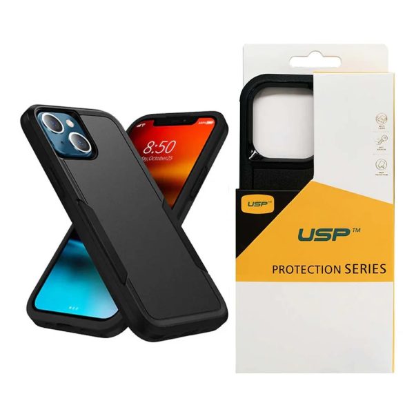 USP Rugged  Apple iPhone 16 Plus (6.7') Armor Case Black - Military-Grade, Multi layers, No-Slip, Sleek, Strong & Durable, 5 Years Warranty