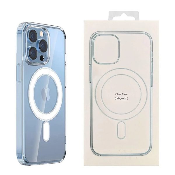 USP Apple iPhone 16 (61.') Clear Case with MagSafe - Built-in magnets, Scratch Resistant, Crystal Clear,Shockproof, 5 Years Warranty