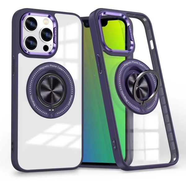 USP Apple iPhone 17 (6.3') MagSafe Case with Ring Holder Purple - Silicone Bumper, Drop Resistance, Scratch Protection, Durable, 5 Years Warranty