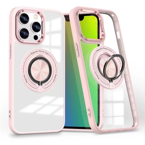 USP Apple iPhone 17 (6.3') MagSafe Case with Ring Holder Pink - Silicone Bumper, Drop Resistance, Scratch Protection, Durable, 5 Years Warranty