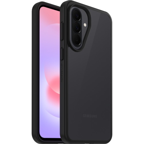 OtterBox React Samsung Galaxy A37 5G (6.7') Case Clear/Black - No Retail Packaging -(77-000475),Antimicrobial,DROP+ Military Standard,7 Years Warranty