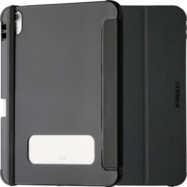 OtterBox React Folio Apple iPad (11') (A16) (11th Gen) / iPad (10.9') (10th Gen) Case Black - (77-92188),DROP+ Military Standard,7 Years Warranty