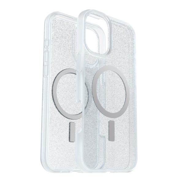 OtterBox React Magsafe Apple iPhone 16 Plus (6.7') Case Stardust (Clear Glitter) - (77-96241), DROP+ Military Standard, Hard Case,7 Years Warranty