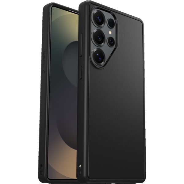 OtterBox React Samsung Galaxy S25 Ultra 5G (6.9') Case Black Crystal (Clear/Black) -(77-97504),Antimicrobial,DROP+ Military Standard,7 Years Warranty