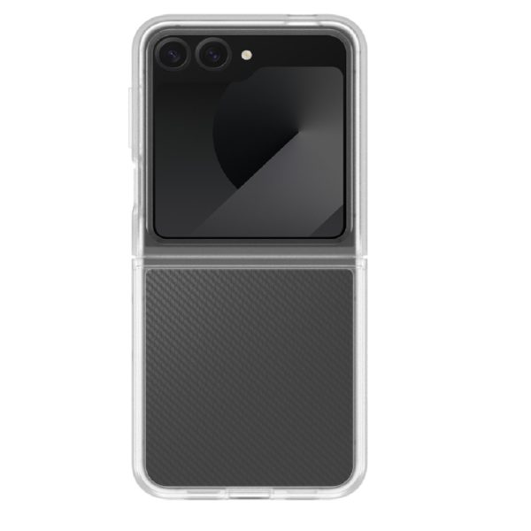 OtterBox Thin Flex Samsung Galaxy Z Flip7 5G (6.9') Case Clear - (77-98217), DROP+ Military Standard, Raised Edges, Ultra-Slim, 7 Years Warranty