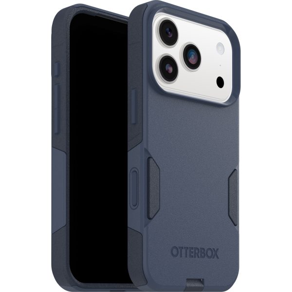 OtterBox Commuter Apple iPhone 17 Pro (6.3') Case Blue Sentiment - (77-98330), DROP+ 3X Military Standard, Raised Edges, 7 Years Warranty