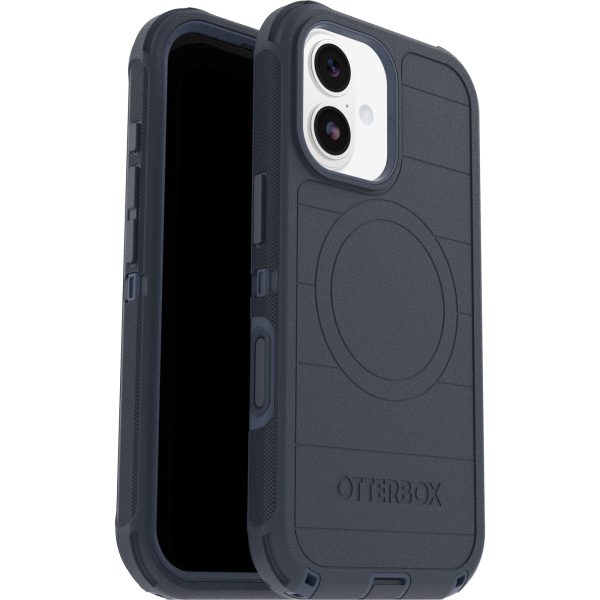 OtterBox Defender Pro MagSafe Apple iPhone 17 (6.3') Case Blue Sentiment - (77-98358), DROP+ 7X Military Standard, Tri-Layer, 7 Years Warranty