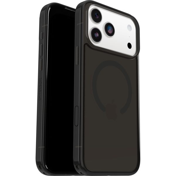 OtterBox Symmetry Clear MagSafe Apple iPhone 17 Pro Max (6.9') Case Black Mist (Clear / Black) -(77-98876),DROP+ 3X Military Standard,7 Years Warranty