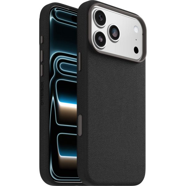 OtterBox Symmetry Cactus Leather MagSafe Apple iPhone 17 Pro Max (6.9') Case Blue Sentiment - (77-99069), DROP+ 3X Military Standard, 7 Years Warranty