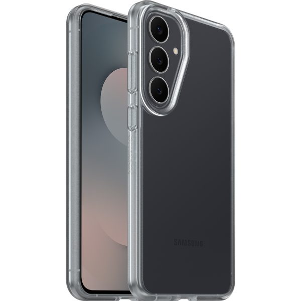 OtterBox React Samsung Galaxy S25 FE 5G (6.7') Case Clear - (77-99273),Antimicrobial,DROP+ Military Standard,Raised Edges,7 Years Warranty