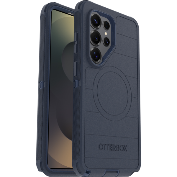 OtterBox Defender Pro Magnets Samsung Galaxy S26 Ultra 5G (6.9') Case Riverside - Blue - (77-99865), DROP+ 7X Military Standard, 7 Years Warranty