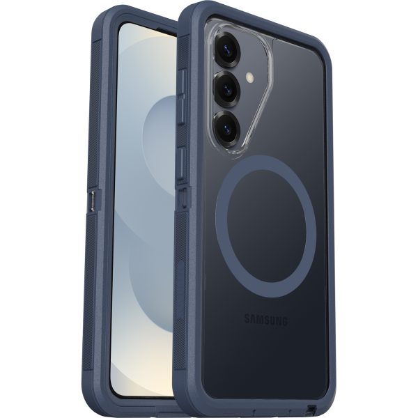 OtterBox Defender Pro XT Clear Samsung Galaxy S26 5G (6.3') Case Mountain Storm (Clear/Blue) - (77-99901), DROP+ 7X Military Standard,7 Years Warranty