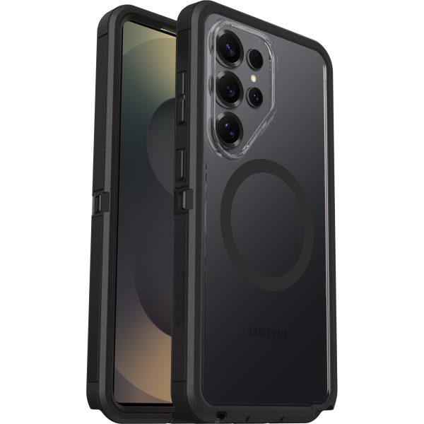 OtterBox Defender Pro XT Clear Samsung Galaxy S26 Ultra 5G (6.9') Case Dark Side (Clear/Black) - No Retail Packaging - (77-99911), 7 Years Warranty