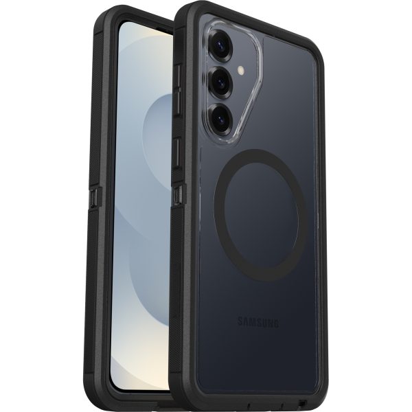 OtterBox Defender Pro XT Clear Samsung Galaxy S26+ 5G (6.7') Case Dark Side - (Clear/Black) - No Retail Packaging - (77-99912), 7 Years Warranty