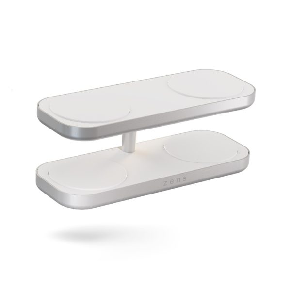 OtterBox 60W Zens Quattro Charger Pro 4 - White (78-81526), Qi2 Wireless Charging, Charge 4 Devices Simultaneously, 2 Years Warranty