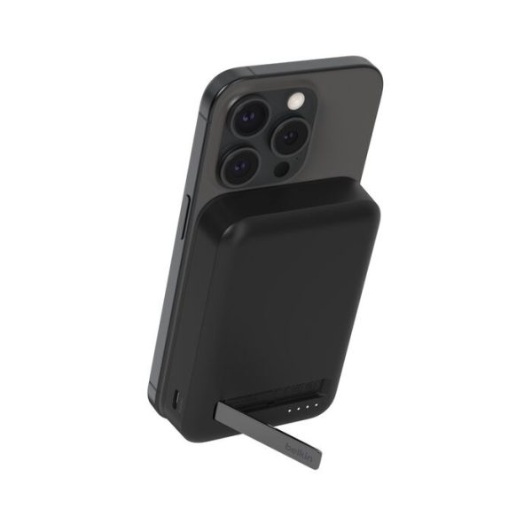 Belkin BoostCharge Pro 10k mAh Magnetic Power Bank With Qi2 + USB-C Cable (1M) - Black (BPD008BTBK),15W,2xUSB-C,Overcharge Protection,2 Years Warranty