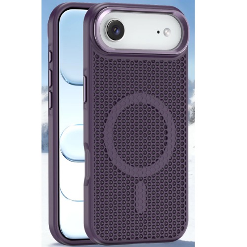 USP Apple iPhone Air (6.5') Armor 3D Mesh Case with MagSafe Dark Purple - Fragiile Surface, TPU Bumper, Drop Resistance, 5 Years Warranty