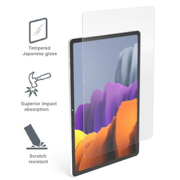 Cygnett OpticShield Samsung Galaxy Tab S10+/Tab S9+ /Tab S9 FE+ /Tab S8+/Tab S7+(12.4')Tempered Glass Screen Protector-(CY4020CPTGL) 2 Years Warranty