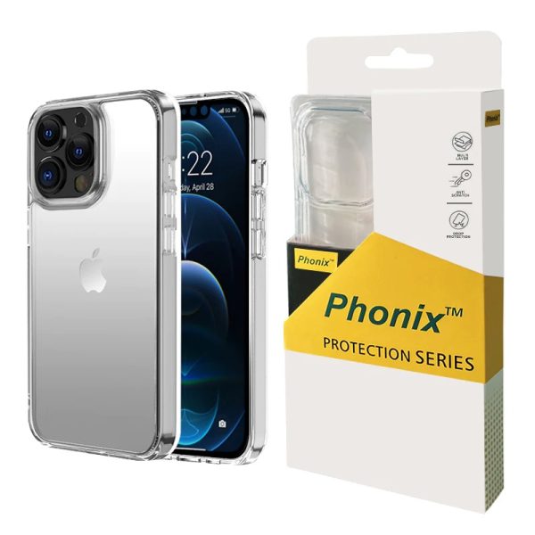 Phonix Apple iPhone 12 / iPhone 12 Pro (6.1') Clear Rock Shockproof Case - Ultra-thin, Lightweight, Crystal Clear, Strong & Durable, 10 Years Warranty