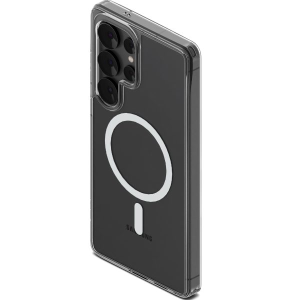 Cygnett AeroMag Samsung Galaxy S25 Ultra 5G (6.9') Clear Magnetic Case- (CY5288CPAEG),Anti-Yellowing,UV Resistance,Shock Absorbent,2 Years Warrant