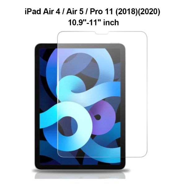 USP Apple iPad Air (10.9') (5th/4th Gen) / iPad Pro (11') (4th/3rd Gen) 2.5D Tempered Glass Screen Protector Clear - 9H Hardness,  5 Years Warranty