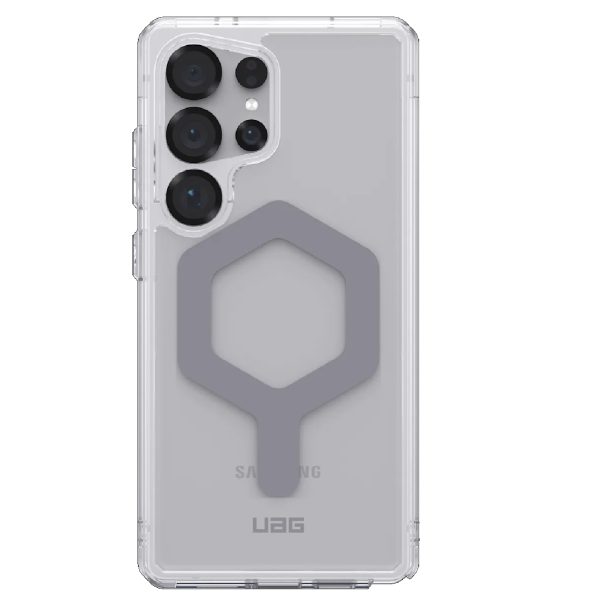 UAG Plyo Pro Samsung Galaxy S25 Ultra 5G (6.9') Rugged Case - Ice/Silver, DROP+ Military Standard, Raised Screen Surround, 10 Years Warranty