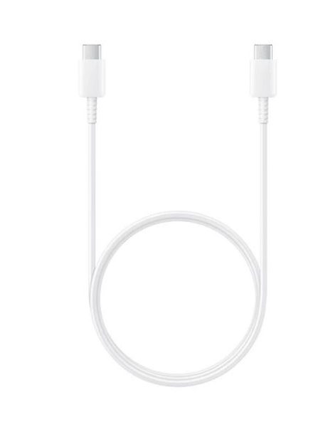 Samsung 60W USB-C to USB-C (2.0) Cable (1M) - White(EP-DA705BWEGWW), Versatile Compatibility, 6 Months Warrranty