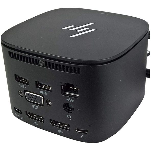 HP Dock G4 Thunderbolt 4 Docking Station - 120W Power Delivery 4xDisplays 2xDP 1xHDMI 3xUSB-A 2xUSB-C 1xTB4 2.5GbE RJ45 for HP Notebook PC