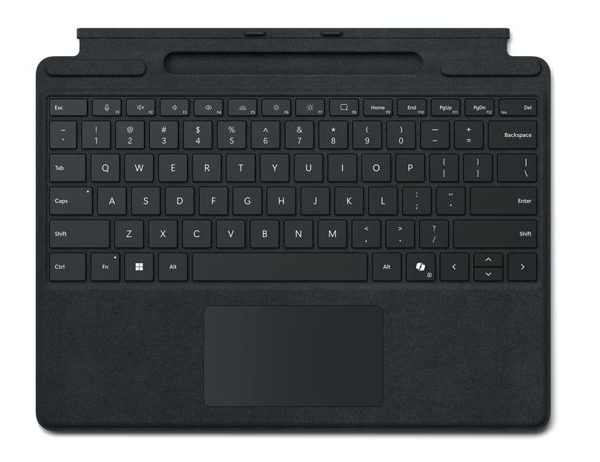 Microsoft Surface Pro Signature Keyboard Black Microsoft Cover port compatible Pro 11 Pro 10 Surface Pro 9 Surface Pro 8 Surface Pro X -No Pen