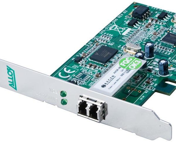 Alloy AN1000ELC  PCI-E 1000Mb Multimode (LC) Fibre Network Adapter. 2Km