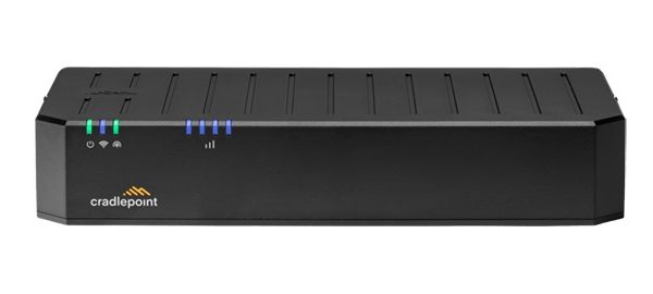 Cradlepoint E100 Enterprise Branch Router, 5G, Firewall, 4x SMA connectors 5x GbE Ethernet Ports, Dual Band Wi-Fi 5, 5-Year NetCloud Advanced Plan