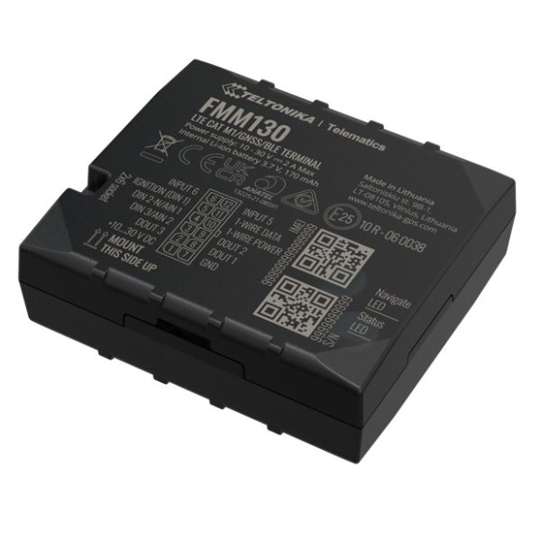 Teltonika FMM130 Advanced CAT M1/GSM/GNSS/BLE Terminal with Internal Antennas and Backup Battery