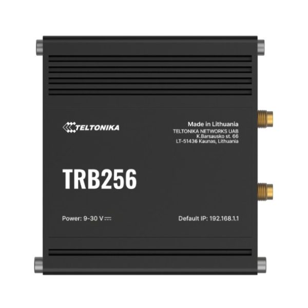 Teltonika TRB256 Industrial IoT Gateway, 4G/LTE(Cat 4), Dual SIM, 450 MHz BAND, Auto-Failover, Backup WAN, Supports DNP3, PSU excluded