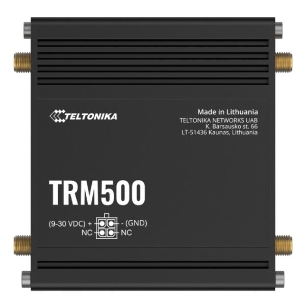 Teltonika TRM500 Industrial Cellular Modem, 5G (3.4 Gbps) & 4G (Cat19), with USB Type-C, PSU included
