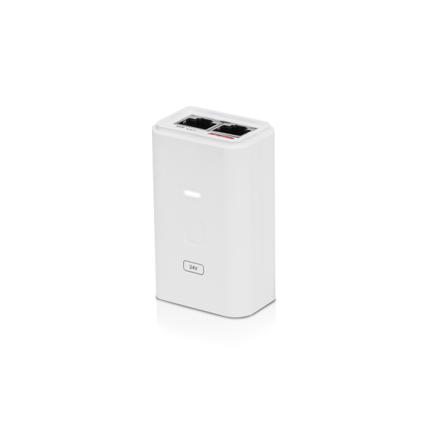 Ubiquiti POE Injector, 24VDC, 24W, Gigabit Ethernet, ESD protection & LED, Surge and Clamping Protection,Maximum Surge Discharge