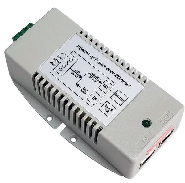 Tycon Power 18-36V In 56V 35W GigE 802.3af/at PoE, Low Cost & High Efficiency Solution for those requiring IEEE802.3af and IEEE802.3at Power