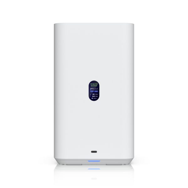 Ubiquiti UNAS 2, White, UniFi Network Attached Storage (2) 3.5' HDD Bays, 2.5 GbE Networking, USB-C Connectivity, Included PoE++ Adapter, Compact Foot