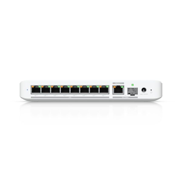 Ubiquiti Flex 2.5G PoE, 8-port 2.5 GbE PoE++ Switch,10 GbE RJ45/SFP+ Combination Uplink Port,Powered With PoE+++  & PSU  (Sold Separately )