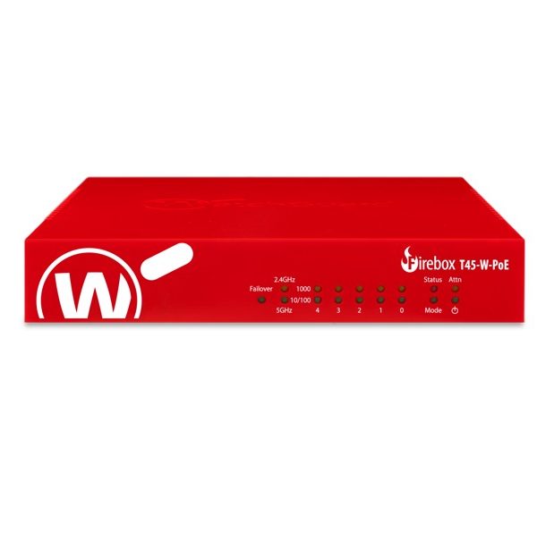 WatchGuard Firebox T45-W-PoE  Appliance Only (AU) – License Not Included (Requires Separate WG License Purchase)