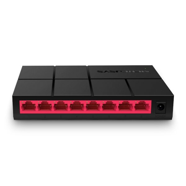 Mercusys MS108G 8-Port Gigabit Desktop Switch, 8x Gigabit Ports, Compact Design, Plug N Play, Green Ethernet Technology