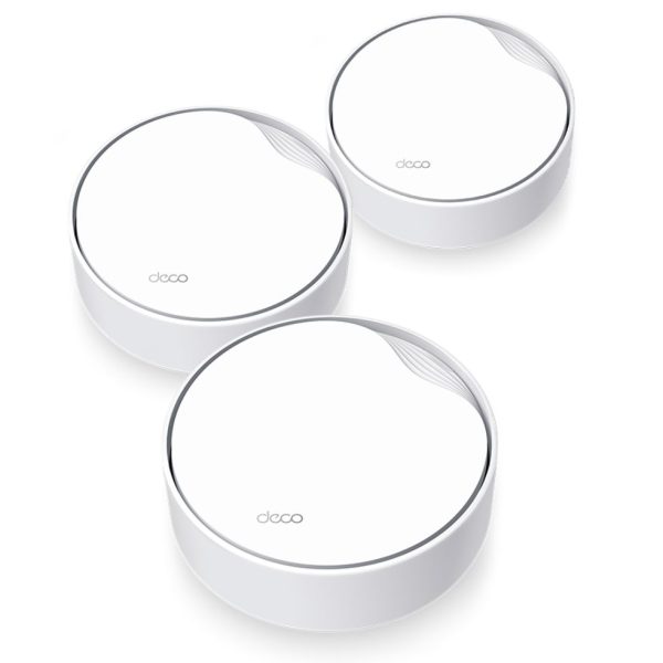 TP-Link Deco X50-PoE(3-pack) AX3000 Whole Home Mesh WiFi 6 System with PoE,  574 Mbps at 2.4 GHz + 2402 Mbps at 5 GHz