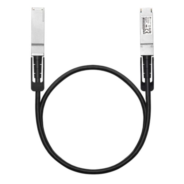 TP-Link SM9220-1M Omada 1 Meter 100G QSFP28 Direct Attach Cable ,Up to 1 m Distance, Support data rate of 100Gbps and 40Gbps, Compatible with 100G QSF