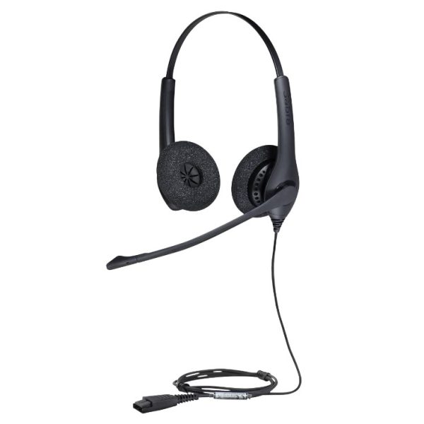 Jabra Biz 1500 Duo USB-A Corded Headset, Professional. Affordable, Durable, Noise-Cancelling, HD Voice, All-Day Comfort, Plug & Play