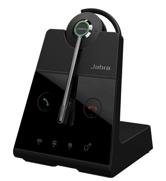 Jabra Engage 65 SE - Convertible wireless headsets Up to 150 meters DECT wireless range, Talk-time Up to 13 hours, Busylight Advanced noise cancel